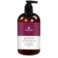 Sampon antimatreata cu ulei de cocos, 250ml, Trio Verde