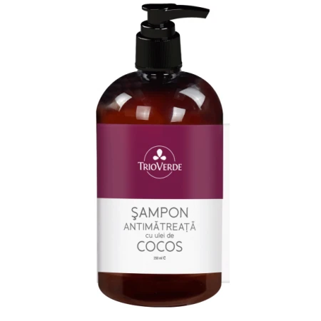 Sampon antimatreata cu ulei de cocos, 250ml, Trio Verde