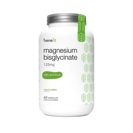Magnesium Bisglycinate, 60 Caps, Benefit