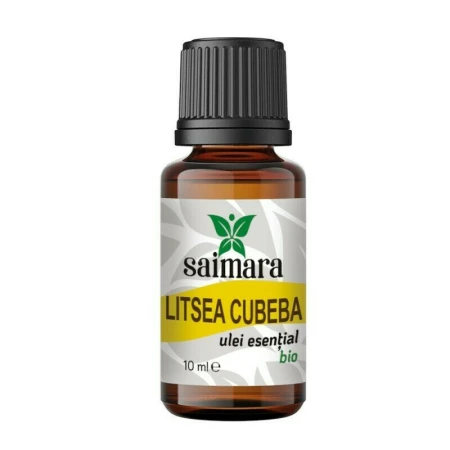 Ulei de Litsea Cubeba (May Chang), bio, 10ml, Saimara