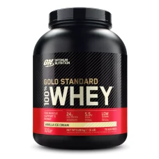 Proteine din zer 100% Whey Gold Standard cu aroma de valinie, 2.28kg, Optimum Nutrition