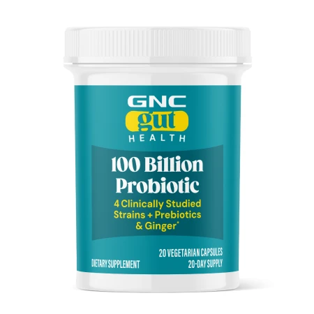 Probiotic Complex Extra Strenght 100 miliarde de culturi vii, 20 capsule, GNC