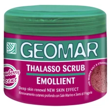 Scrub emolient cu seminte de capsuni Thalasso , 600g, Geomar