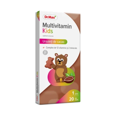 Dr. Max Multivitamin Kids, 20 tablete masticabile