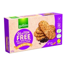 Biscuiti cu ovaz si chips ciocolata fara gluten, 5x44g, Gullon