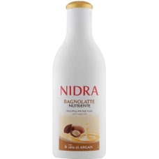 Gel de dus si spuma de baie cu ulei de argan nutritiv, 750ml, Nidra