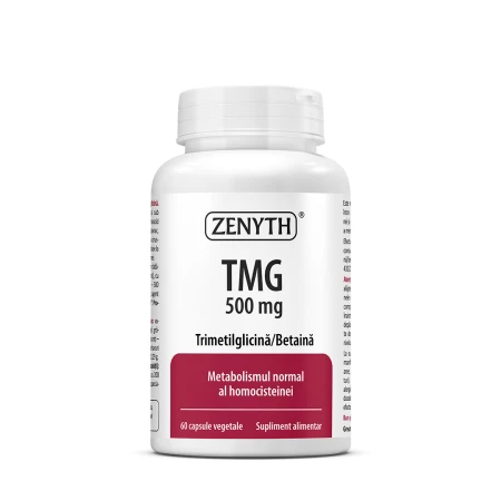 TMG 500mg, 60 capsule vegetale, Zenyth