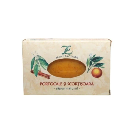 Sapun natural portocala si scortisoara, 100grame, ZL Manufactura