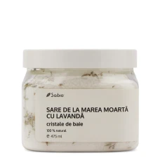 Sare de la Marea Moarta cu lavanda, 475ml, Sabio