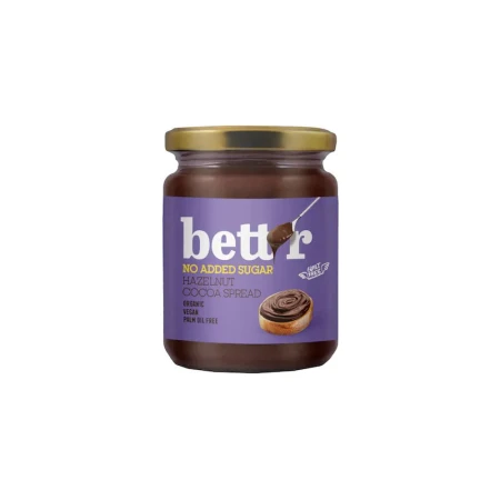 Crema de alune de padure si cacao bio 250g Bettr