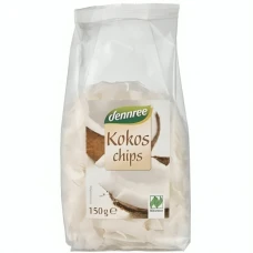 Chipsuri de cocos ecologice, 150g, Denree