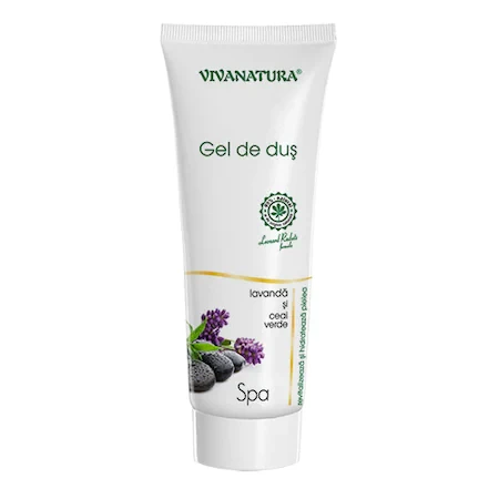 Gel de Duş Spa cu Lavanda si Ceai Verde, 250 mililitri, Vivanatura