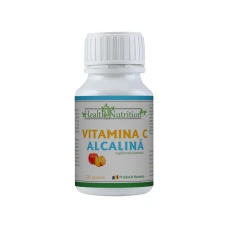 Vitamina C alcalina, 120 capsule, Health Nutrition