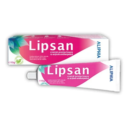 Lipsan crema buze, 15grame, Aliphia si Exhelios