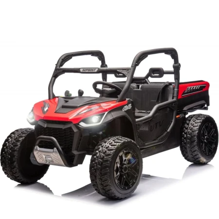 UTV electric pentru 2 copii Kinderauto Ranger 4x4 Sport 300W 24V premium, culoare rosie