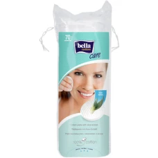 Dischete demachiante rotunde cu aloe, 70 bucati, Bella