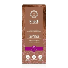 Vopsea de par naturala, SATEN DESCHIS, 100gr, Khadi