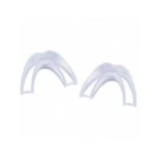 Set 2x Mulaje, Zamo®, impotriva Bruxismului sau Scrasnitului din Dinti, din Silicon, Transparente, marime Mare
