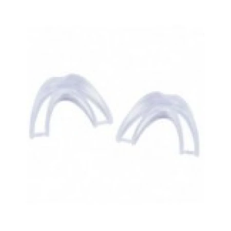 Set 2x Mulaje, Zamo®, impotriva Bruxismului sau Scrasnitului din Dinti, din Silicon, Transparente, marime Mare