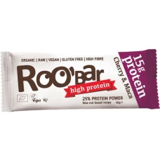 Baton proteic cu cirese si maca raw Bio, 60g, Roobar