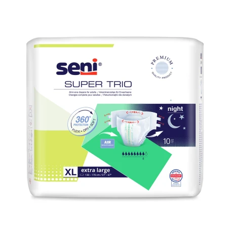 Scutece pentru adulti Super Seni Trio Extra Large, 10 bucati, Seni