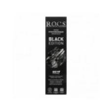 Pasta de Dinti, R.O.C.S., Black Edition, Whitening, Efect Albirea Dintilor cu Carbune Activ, 74gr