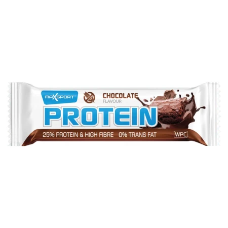 Baton proteic cu ciocolata, 60g, Max Sport