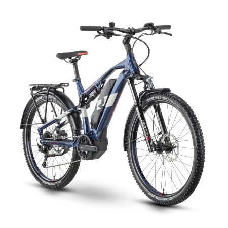 Bicicleta Electrica Oras Raymon CrossRay FS E 4.0 - 27.5 Inch, XL, Albastru