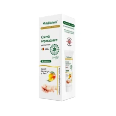 Crema reparatoare pentru maini cu unt de mango si shea, 50ml, VivaNatura