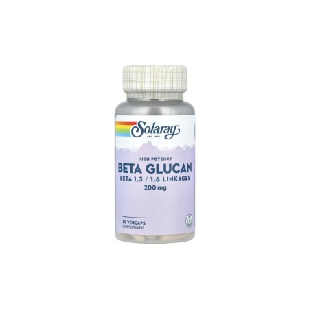 Beta Glucan 200mg, Solaray, 30 capsule, Secom