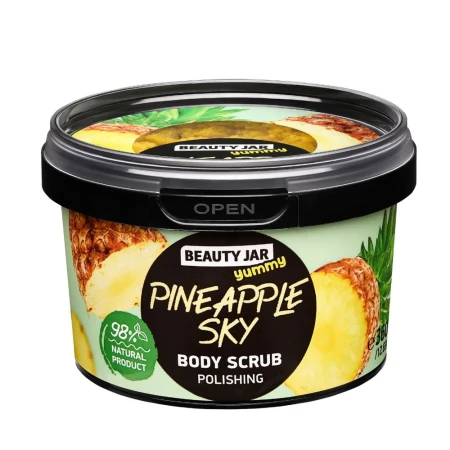 Scrub exfoliant pentru corp Pineapple Sky, 360g, Beauty Jar