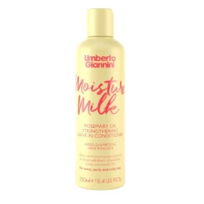 Balsam leave-in fortifiant cu ulei de Rozmarin Moisture Milk Strong Curls, 250ml, Umberto Giannini