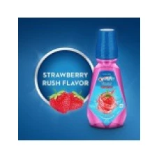 Apa de Gura, Crest, Strawberry Rush, fara alcool, cu fluor, aroma capsuni, pentru copii, 500ml