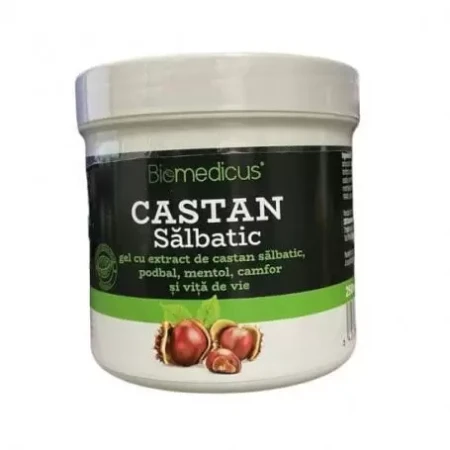 Gel castan salbatic, 250mililitri, Biomedicus
