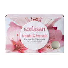 Sapun Crema Bio Migdale si Avocado 100 Gr Sodasan