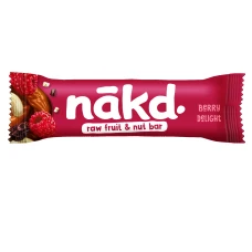 Baton cu zmeura raw vegan, 35g, Nakd