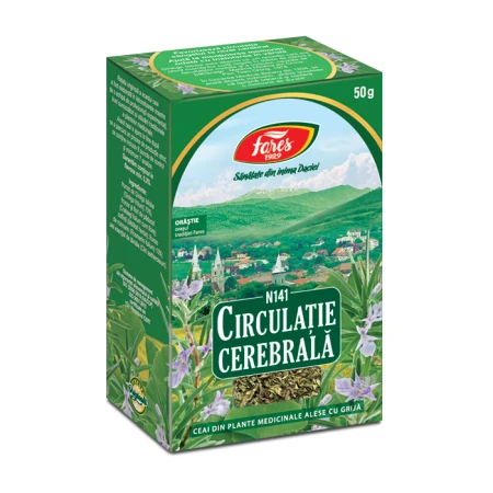 Ceai Circulatie Cerebrala N141, 50g, Fares