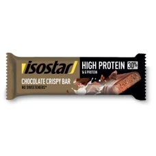 Baton cu ciocolata crocanta High protein 30%, 55g, Isostar