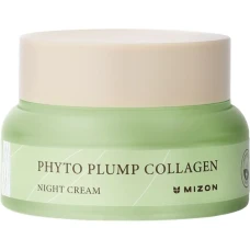 Crema reparatoare pentru fata de noapte cu colagen Phyto Plump Collagen, 50ml, Mizon