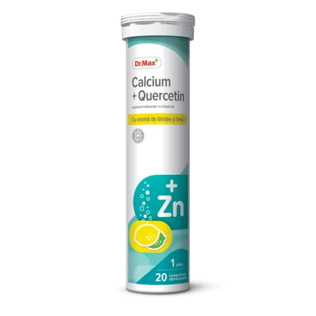 Dr. Max Calcium + Quercetin, 20 comprimate efervescente