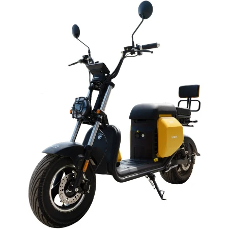 Samus Scuter electric Samus Denver-45-10T2100-60V20L-Yellow, 2000W, Viteza Maxima  45 km/h, Acumulator  60V20AH, Tip baterie litiu, Autonomie 56 km, Galben