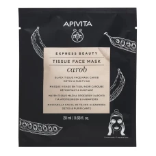 Apivita Masca servetel Carob Detox, 20ml