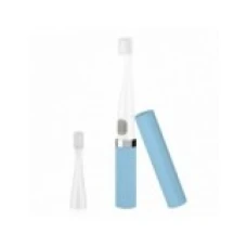 Periuta de Dinti Electrica, Travel Fun, pentru Calatorii, 2x Varfuri, 1x Acumulator Inclus, Culoare Bleu