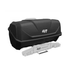 Cutie portbagaj Peruzzo, cu fixare pe suporturi biciclete cu prindere pe carligul de remorcare, Neagra