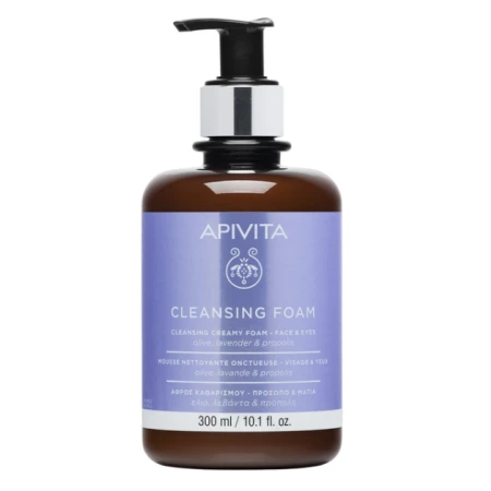 Apivita Spuma demachianta pentru fata si ochi, 300ml