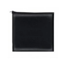 Borseta, Zamo®, pentru Accesorii Irigator Bucal sau Periute Electrice, 12x12cm, cu Fermoar, Neagra