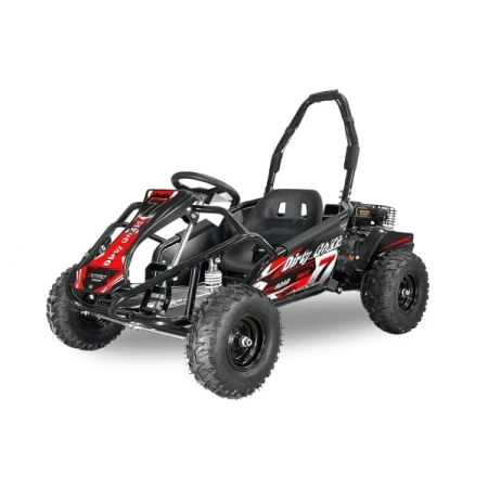 Kart electric pentru copii NITRO GoKid Dirty 1000W 48V Rosu