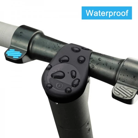 Husa waterproof de protectie din silicon pentru dashboard ecran pentru trotineta electrica Segway Ninebot ES1 / ES2 / ES3 / ES4, negru