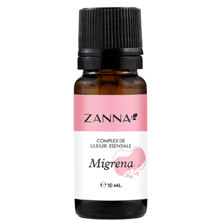Complex de uleiuri esentiale Migrena, 10ml, Zanna