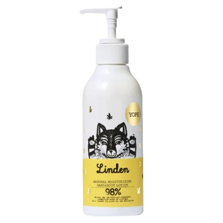Lotiune pentru maini si corp cu extract de flori de tei, 300ml, Yope